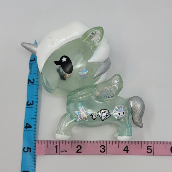Tokidoki Holiday Christmas 5-inch Yuki 2017 Snowflake Unicorno clear - Picture 12 of 12